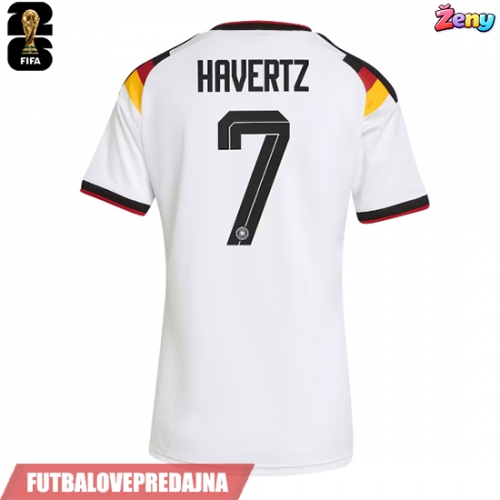 Lacne Ženy Futbalové dres Nemecko Kai Havertz #7 MS 2026 Krátky Rukáv - Domáci